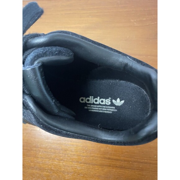 Adidas ZX Flux Core Torsion Black Women Size US 7 Cheetah Leather Suede - Picture 6 of 8